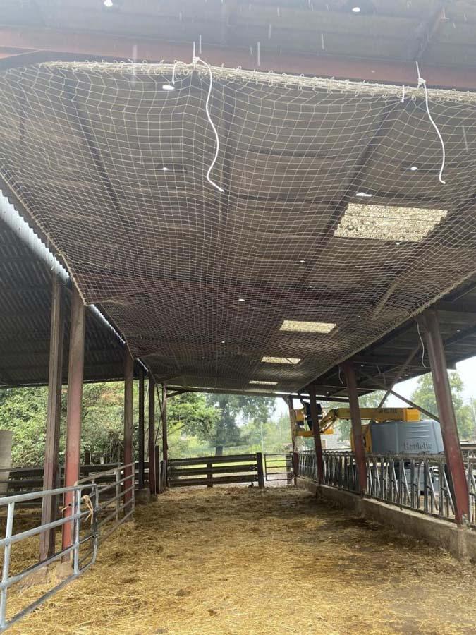 Filet anti-chute amiante